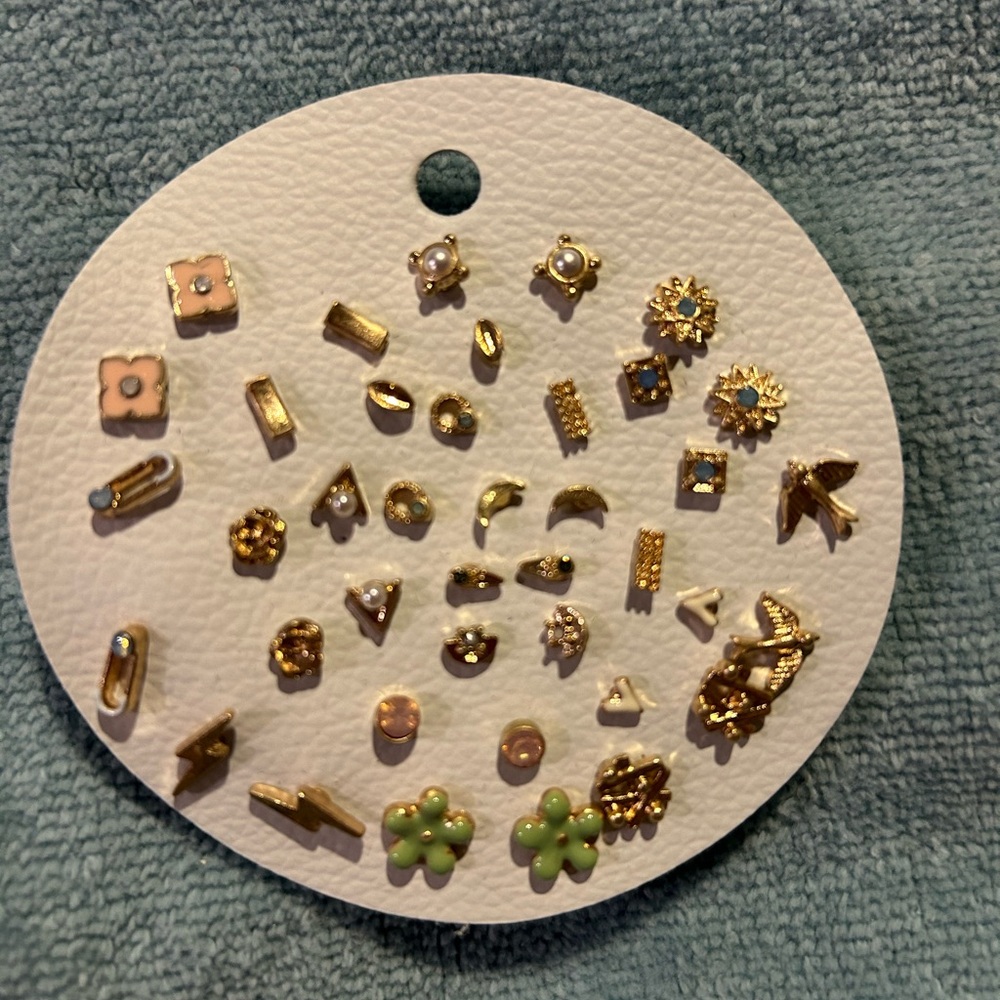 Free People Gold-Tone Multiple Stud Earring Set